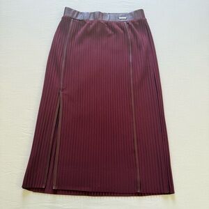 Marc New York Rich Wine Pencil Skirt